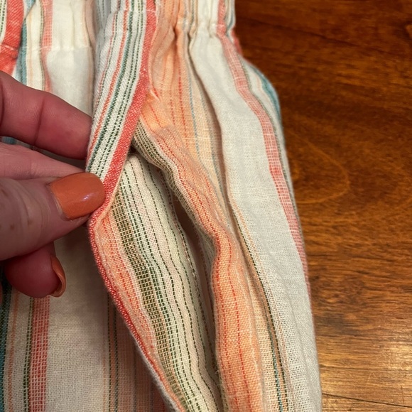 LAUREN RALPH LAUREN Pants Size 4 Linen Cotton Blend Summer Perfect Paisley Print - Picture 7 of 10